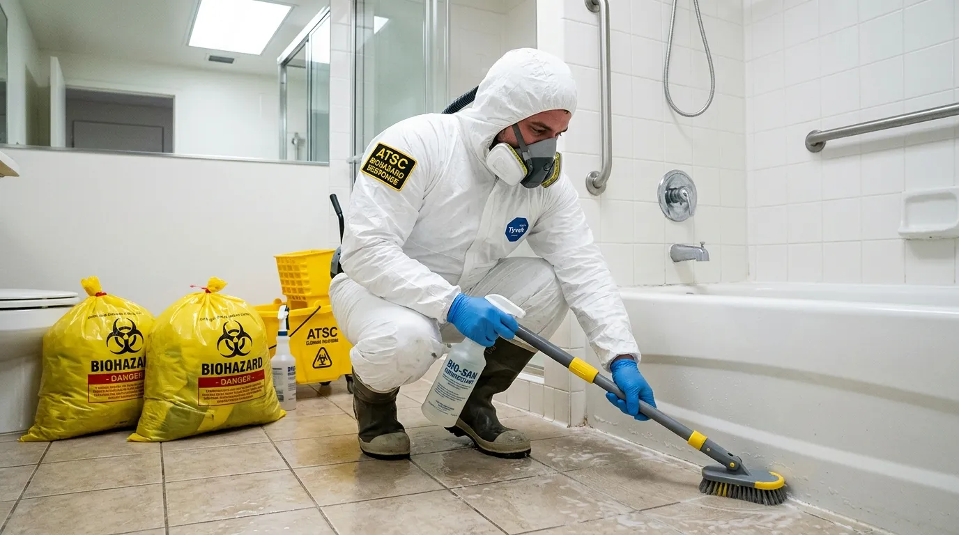 Decontamination equipment deployed for Blood Cleanup in Taylorsville